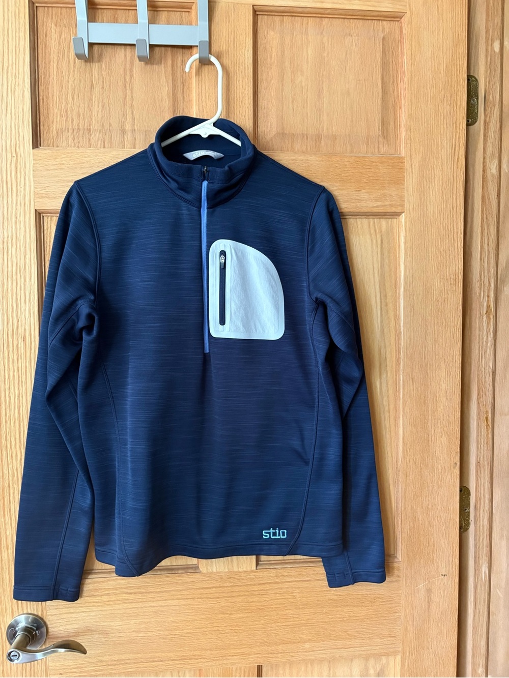 Stio Navy blue Quarter-Zip Fleece Pullover